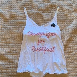 Champagne for Breakfast Cami (S) | PJ Top